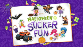 Nick Jr Halloween Sticker Fun