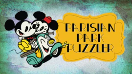 Mickey & Minnie: Parisian Park Puzzler