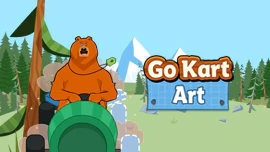 Grizzy & the Lemmings: Go Kart Art
