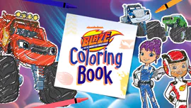 Blaze Coloring Book