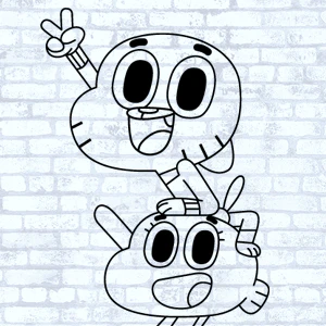 Gumball Coloring Game